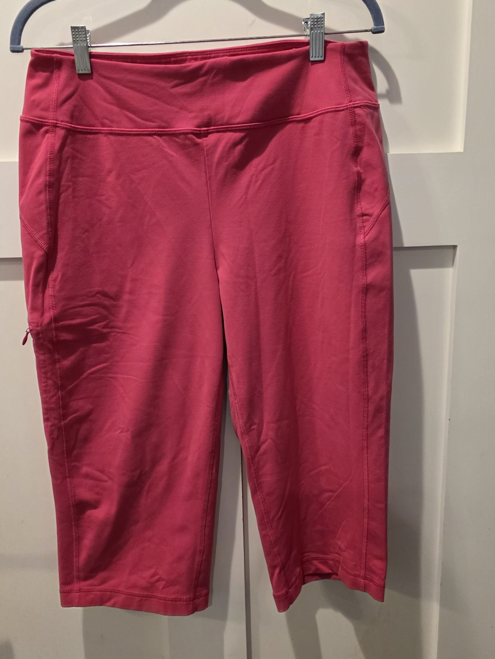 Duluth NoGA Pants Womens Medium Pink Capris Classic Cropped Active Hiking